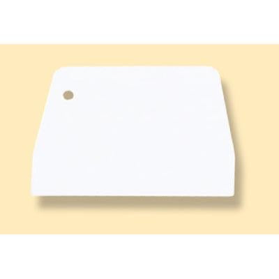 Three-way Polypropylene Rectangular Dough Scraper, Hard