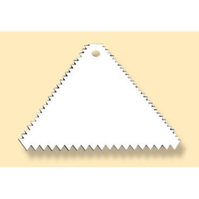 Three-way stainless steel triangular comb