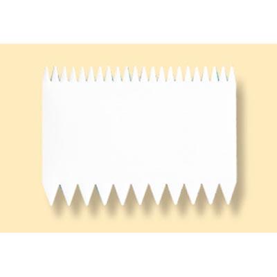 Three-way polypropylene rectangular double-sided comb